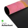 Bloemenweide - Heuvels - Silhouet - Roze Muismat XXL klein -sfeer2