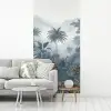 Jungle - Modern - Blauw - Groen fotobehang vinyl groot -woonkamer