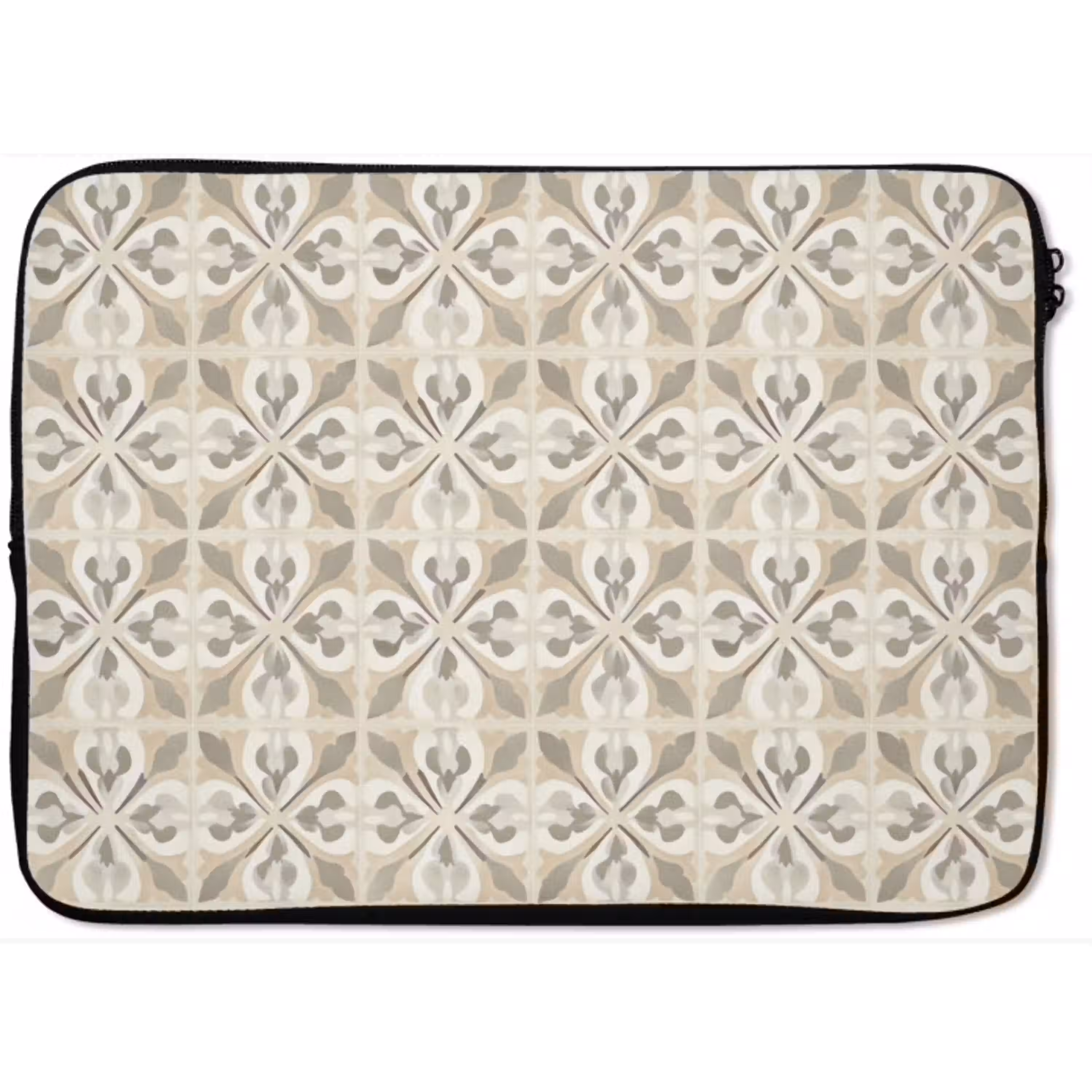 Tegel - Motief - Beige laptophoes neopreen klein 279 -zkaufland3dotto