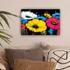 Graffiti - Bloemen - Kleur canvas 2cm klein -sfeer1