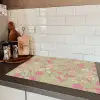 Classic - Pink - Mint Inductie beschermer vinyl 3mm klein 276 -sfeer3