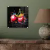 Kersen - Fruit - Graffiti - Verf - Abstract - Modern - Kleurrijk plexiglas 5mm klein -sfeer3
