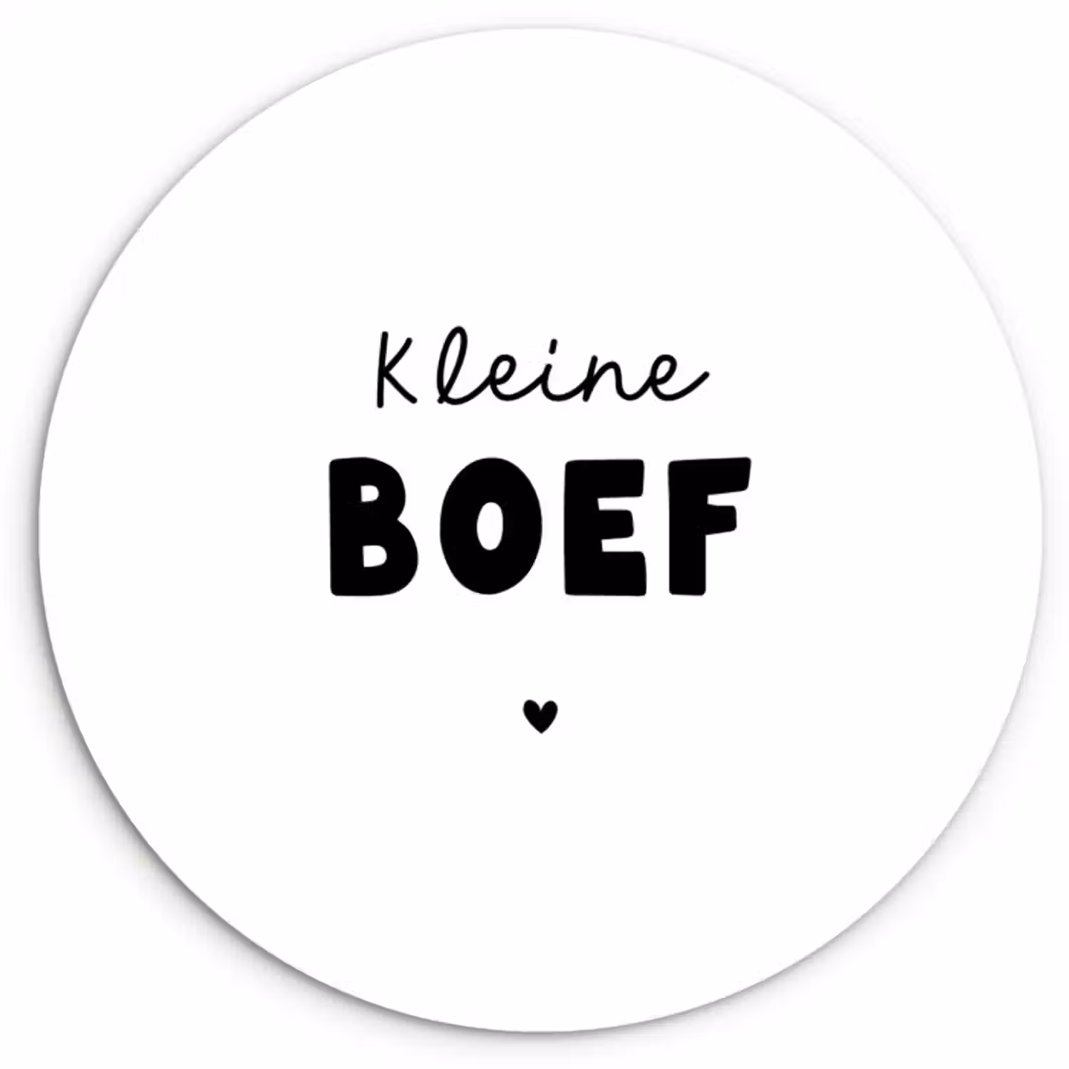 Muurcirkel - Kinderen - Quotes - Kleine boef - Spreuken