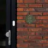 Donkergroen - Klassiek Naambord Rond klein -sfeer1-rond-XS
