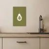 Avocado - Minimalistisch - Illustratie - Groen KitchenYeah - Keuken - Canvas klein -sfeer2