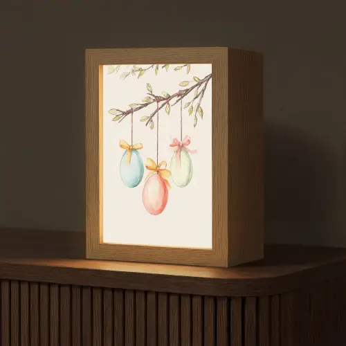 Paastak - Strikje - Eieren Light Box met kabel (Tafellamp) klein -z3d_website