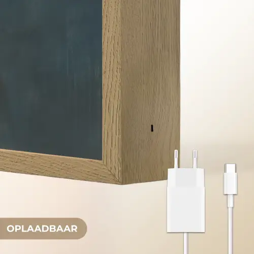 Koning - Portret - Druipende gele verf Light Box met batterij (Wandlamp) middel -USP_websiteoplaadbaarNL