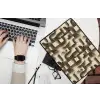 Abstract - Retro - Zwart laptophoes neopreen klein 279 -bureau