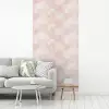 Roze - Marmer - Crème fotobehang vinyl groot 64 -woonkamer