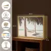 Hangmat - Palmbomen - Strand - Zee Light Box met batterij (Wandlamp) middel -USP_websiteoverzichtNL