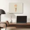 Minimalistisch - Schepijs - Hoorntje - Beige PET vilt klein -sfeer5