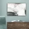 Zwart - Wit - Grijs - Abstract canvas 2cm klein -sfeer4