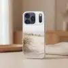 Wolken - Duinlandschap - Zand Telefoonhoesje iPhone 17 Pro klein -sfeer2
