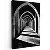 Gang - Bogen - Schaduw - Diepte Tuinposter op houten frame 2 cm dik klein -3d