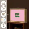 Yes fun - Groen - Roze Light Box met batterij (Wandlamp) middel -USP_websiteoverzichtDE