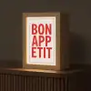 Blokletters - Rood - Kartelrand Light Box met kabel (Tafellamp) klein -z3d_website