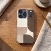 Geometrisch - Geweven structuur - Modern Telefoonhoesje iPhone 17 Pro klein -sfeer1