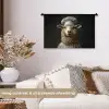 Schaap - Wol - Kok Wandkleed katoen klein -sfeer1