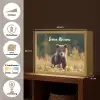Beer - Bloemenveld - Gras Light Box met batterij (Wandlamp kind) middel -USP_websiteoverzichtNL