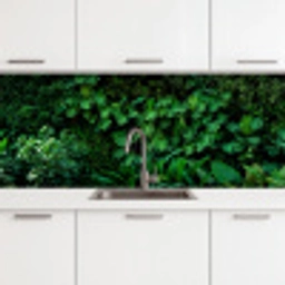 Natuur - Bos - Groen - Monstera keuken achterwand 2 middel -3d