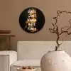 Kroon - Vrouw - Jurk - Opvallend Wandcirkel kunststof plaat 5mm dik klein -sfeer1