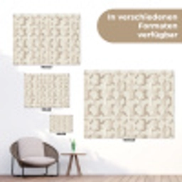 Motief - Abstract - Beige tuinposter los doek klein 239 -Xsfeer9_DE