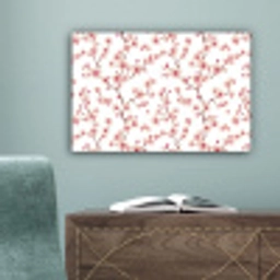 Kersenbloesem - Takken - Roze canvas 2cm klein 34 -sfeer4
