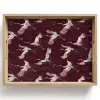 Kraanvogels - Klassiek - Bordeaux Dienblad Rechthoek middel 911 -z3d_shopping