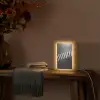Zeebrapad - Hardloper - Zwart - Wit Light Box met kabel (Tafellamp) klein -sfeer4