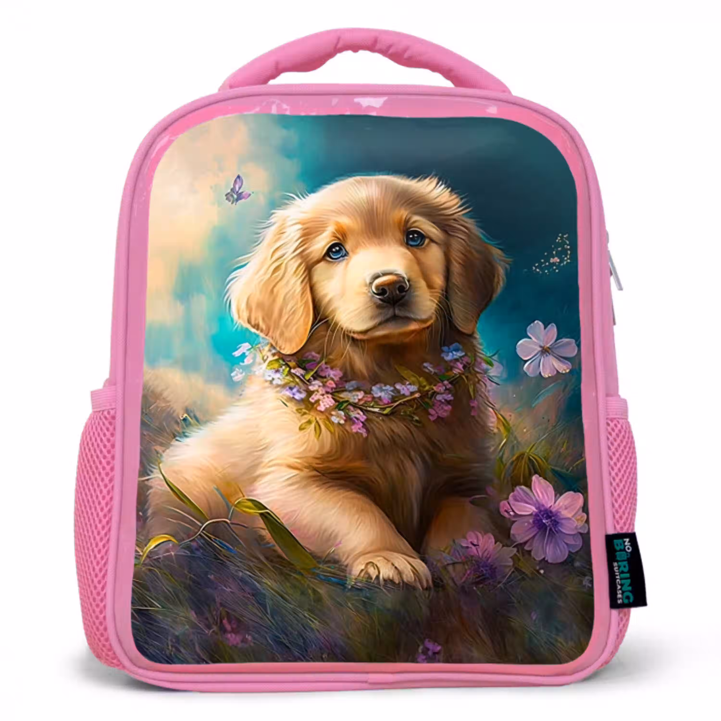 Sammy Snuit Kinderrugzak - Roze middel -3d