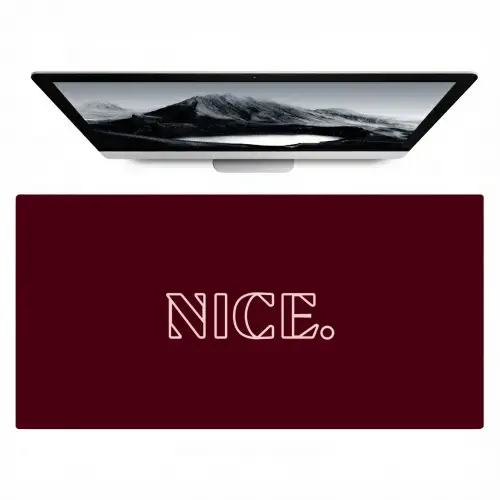 Bordeaux - Nice - minimalistisch Muismat XXL klein -zzz3d