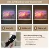 Steiger - Water - Zon - Roze - Horizon Light Box met batterij (Wandlamp) middel -USP_lichtkleurNL