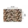Camouflage - Patroon - Beige - Bruin Placemat vinyl groot 368 -specs