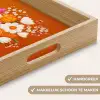 Vaas - Bloemen - Oranje Dienblad Rechthoek middel -USP_HandgreepNL
