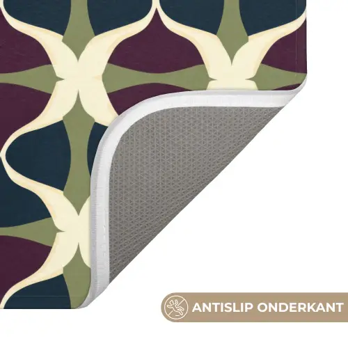 Abstract - Retro - Kleurrijk Badmat klein 997 -USP_AntislipNL