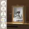 Chihuahua - Hond - Zonnebril - Humoristisch - Zwart - Wit - Spaghetti Light Box met kabel (Tafellamp) klein -USP_FR