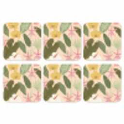 Patroon - Bloemen - Kleurrijk onderzetter kurk middel -3d