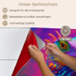 Kameleon - Dieren - Neon - Kleur keuken achterwand spatscherm klein -spatscherm_DE