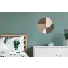 Raster - Halve cirkels - Contrast Wandcirkel aluminium klein -slaapkamer