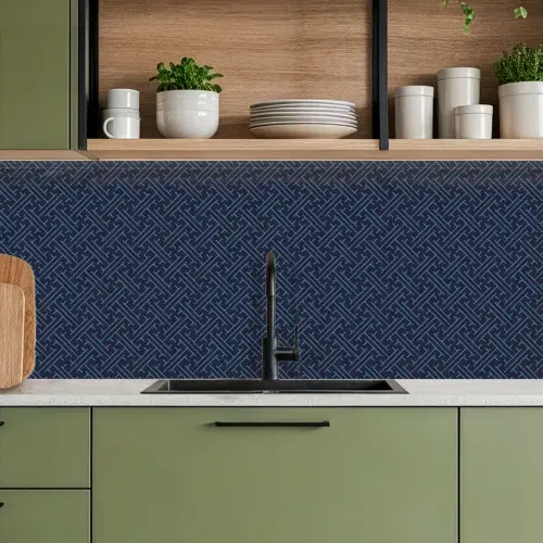 Japans - Patronen - Geometrie keuken achterwand 2 middel 871 -sfeer3