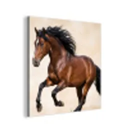 Paard - Galop - Energie aluminium wit klein -3d