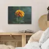 Bloemblaadjes - Afrikaan - Oranje - Wazig PET vilt klein -sfeer3