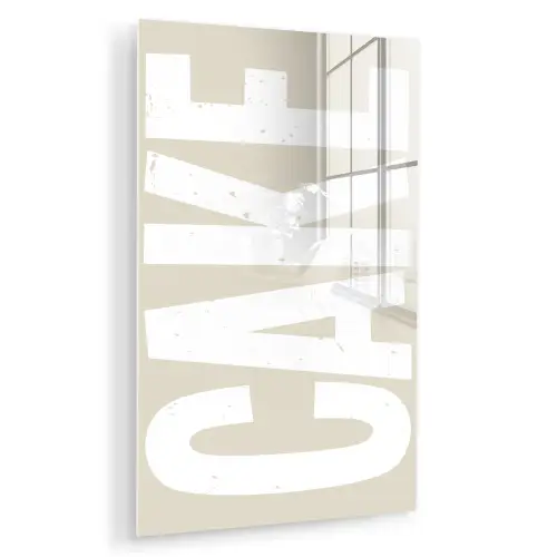 Cake - Woord - Japandi - Wit plexiglas 5mm klein -zzzproduct_nieuw