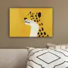Cheetah - Illustratie - Geel canvas 2cm klein -sfeer3
