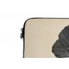 Bladeren - Minimalistisch - Zwart laptophoes neopreen klein -detail