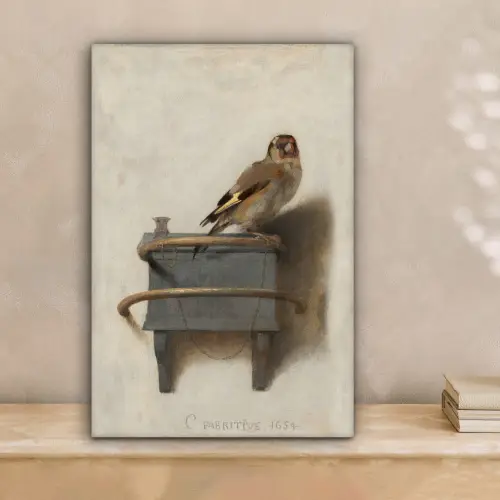 Puttertje - Oude Meester - Carel Fabritius canvas 2cm klein -sfeer1