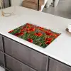 Klaprozen bij Zonsondergang Inductie beschermer vinyl 3mm klein -sfeer8