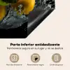 Citroen - Fruit - Geel - Zwart Inductie beschermer vinyl 3mm middel -zzsfeer4_SP