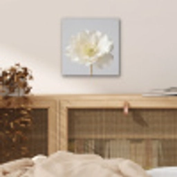 Bloem - Minimalistisch -Wit aluminium wit klein -sfeer3
