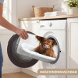 Schotse Hooglander - Bad - Koe - Dieren - Schuim Badmat klein -USP_WasbaarDE